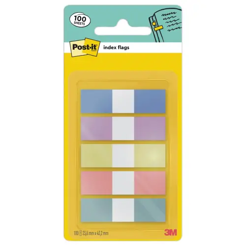 Indexvlaggen - 11,9 x 43,2 mm - POST-IT 