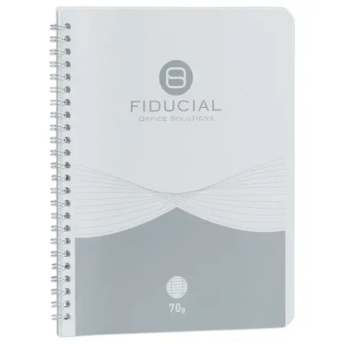 Notitieboek met spiraal 100 pagina's sey&egrave;s van 70g/m&sup2; - FIDUCIAL 