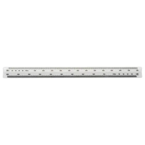 Driehoekige schaalverdeling - Lengte 30 cm