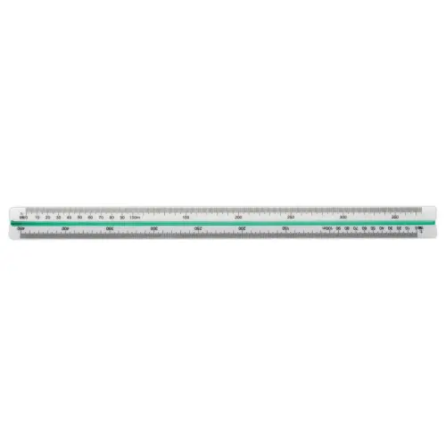 Driehoekige schaalverdeling - Lengte 30 cm