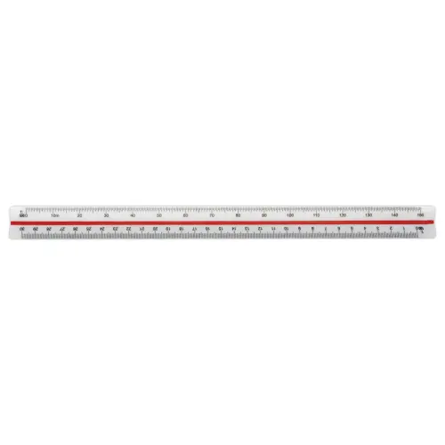 Driehoekige schaalverdeling - Lengte 30 cm