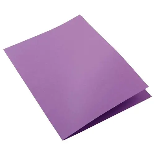 100 Inlegmappen - 22x31 cm - 80g - Paars - FIDUCIAL