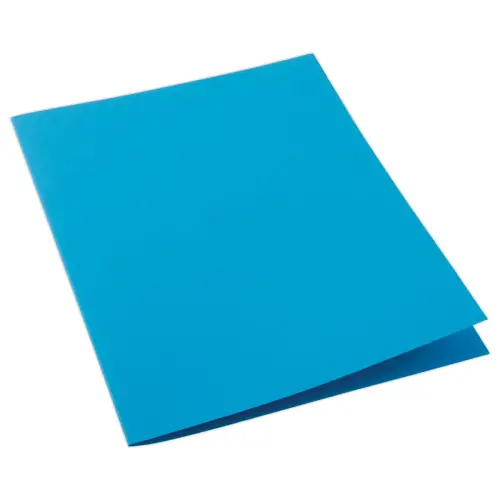 100 Gekleurde kartonnen mappen - Blauw - FIDUCIAL
