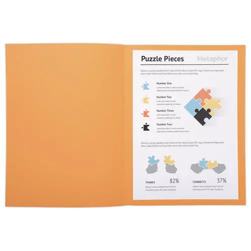 100  Pastelkleurige mappen FIDUCIAL 24x32 cm - 220 g 