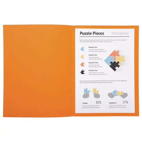 100 Pastelkleurige mappen FIDUCIAL 24x32 cm - 220 g