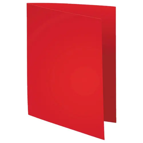 100 Mappen A4+ - 220g - 24x32 cm - Rood - FIDUCIAL