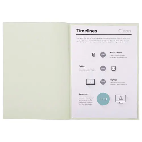250  Pastelkleurige inlegmappen FIDUCIAL 22x31 cm - 60g 