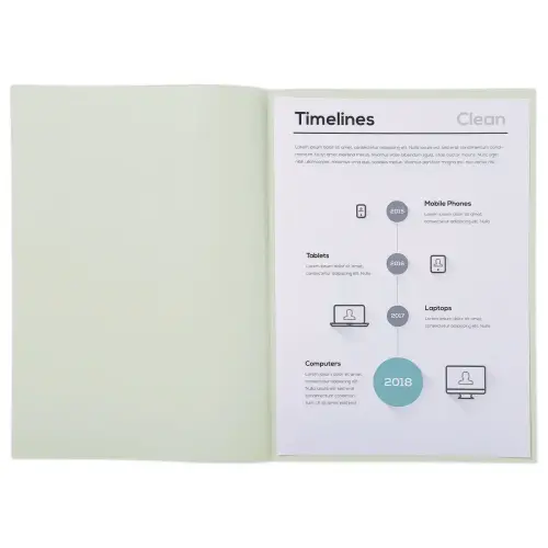 250  Pastelkleurige inlegmappen FIDUCIAL 22x31 cm - 60g 