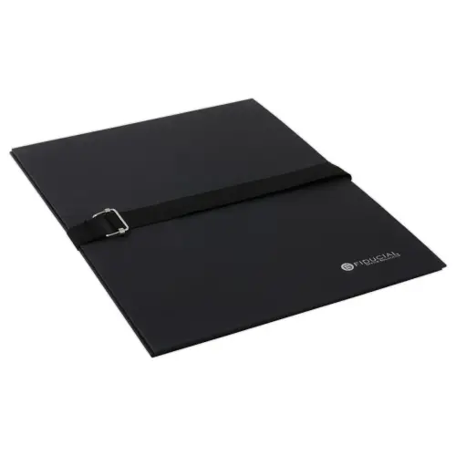 Map met riem en metalen gesp - Zwart - FIDUCIAL 