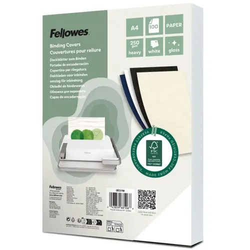100 Omslagkaften voor inbinden Glossy A4 -250 g