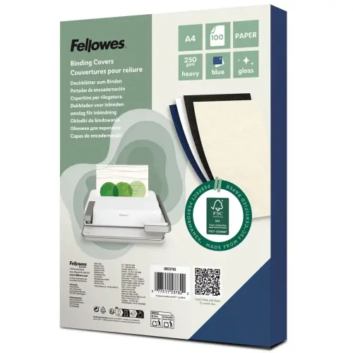 100 Omslagkaften voor inbinden Glossy A4 -250 g