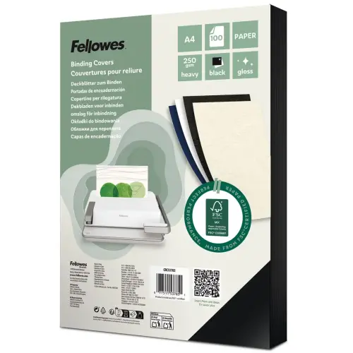 100  Omslagkaften voor inbinden Glossy A4 -250 g 