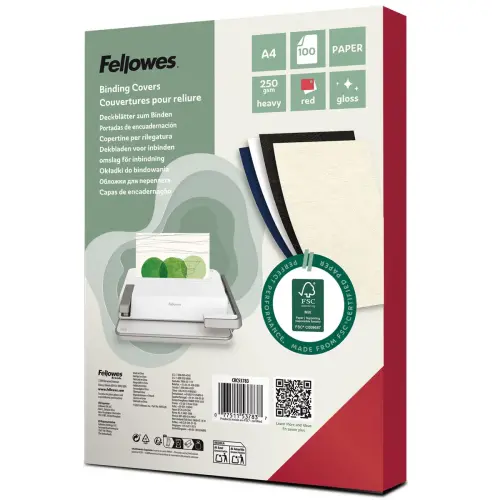 100 Omslagkaften voor inbinden Glossy A4 -250 g