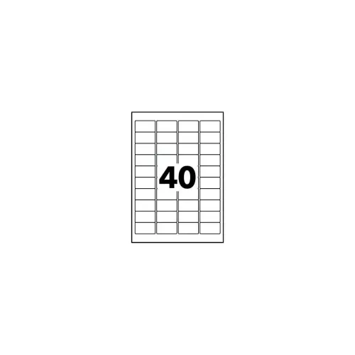 Vellen etiketten rechte hoeken FIDUCIAL 52.5 X 29.7 - 4000 etik / doos
