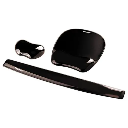 Crystal gel muismat - Zwart - FELLOWES