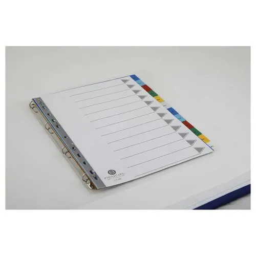 Maandelijkse tabbladen A4 - 12 tabs - FIDUCIAL