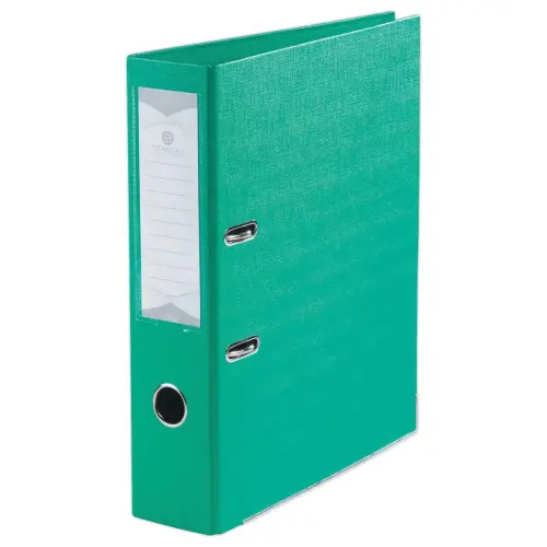 Map met hefboomsysteem - Rug 7,5 cm - Licht groen - FIDUCIAL 