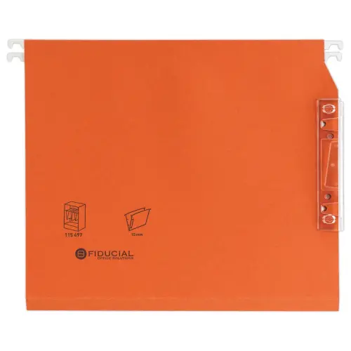 25 Hangmappen voor kasten FIDUCIAL Colors- Bodem 15 mm - Oranje