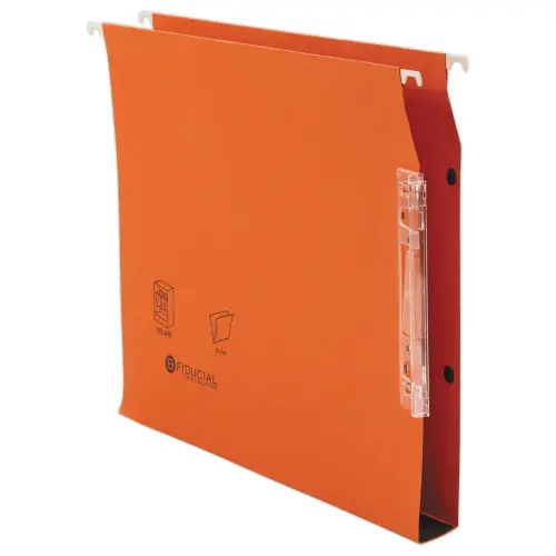 25 Hangmappen voor kasten FIDUCIAL Colors- Bodem 30 mm - Oranje