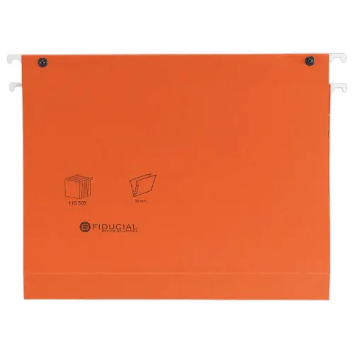 25  Hangmappen voor laden - Bodem 3 cm - Oranje 