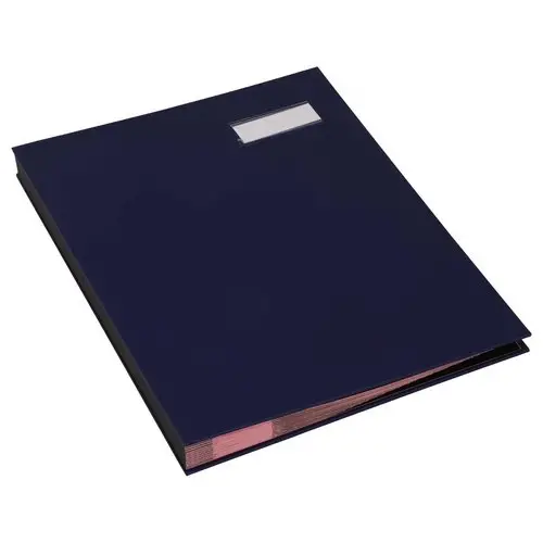 Handtekenmap FIDUCIAL - 24 vakken blauw