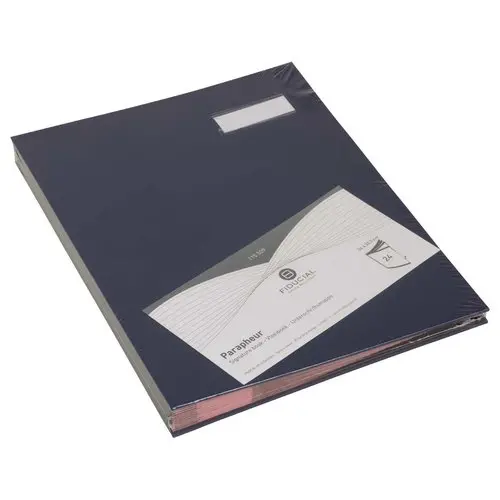 Handtekenmap FIDUCIAL - 24 vakken blauw
