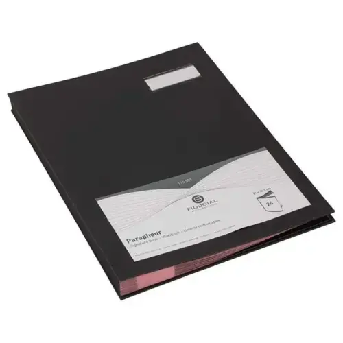 Handtekenmap FIDUCIAL - 24 vakken grijs 
