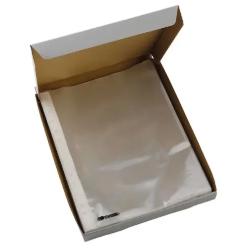 100 Geperforeerde insteekhoezen FIDUCIAL -A4 - Glad - PP - 6,5/100