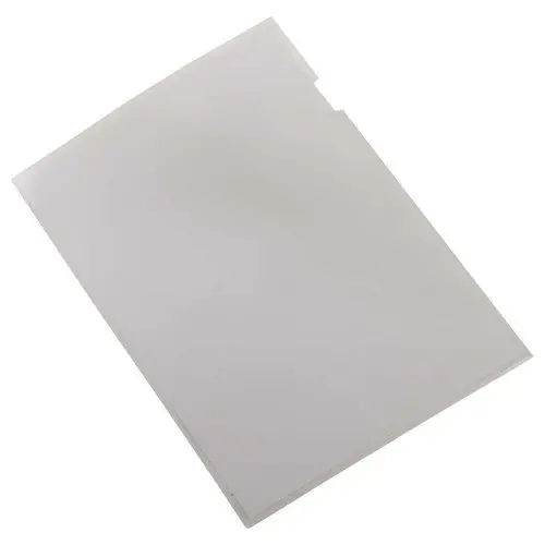 100  Polypropyleen hoekmappen 11/100e Kleurloos - Fiducial 