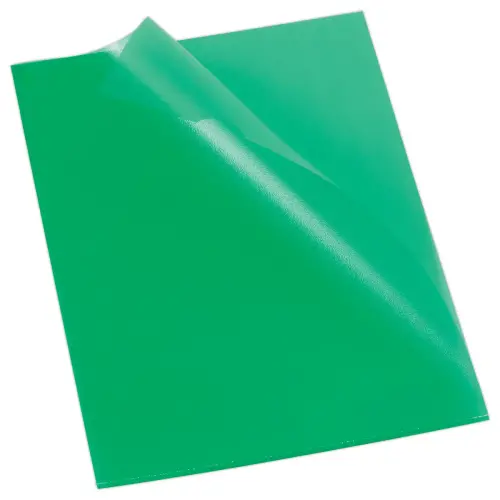 100  Polypropyleen hoekmappen 11/100e Groen - Fiducial 