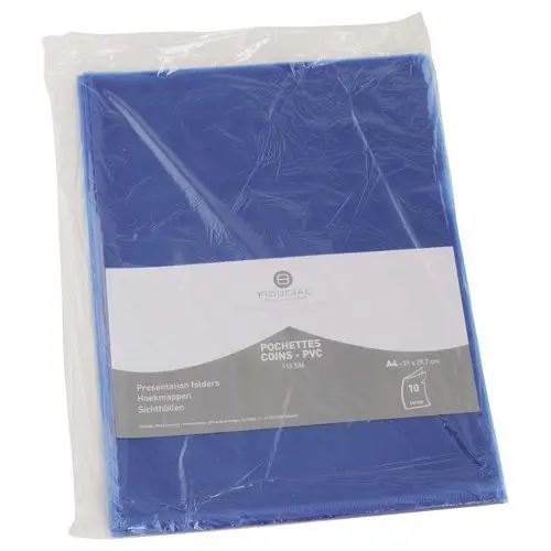 10  Hoekmappen FIDUCIAL in PVC 14/100 