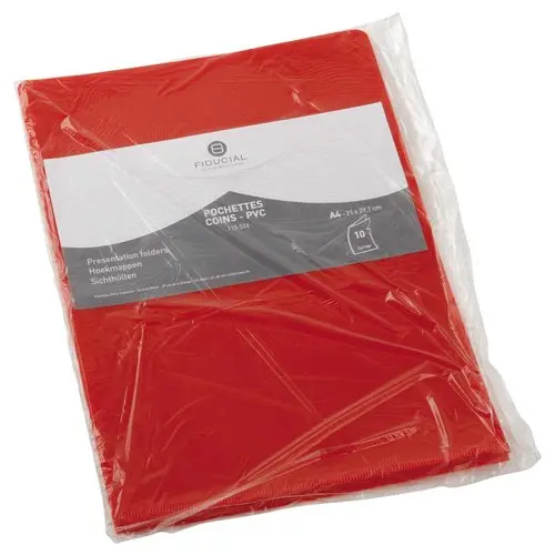 10  Hoekmappen FIDUCIAL in PVC 14/100 