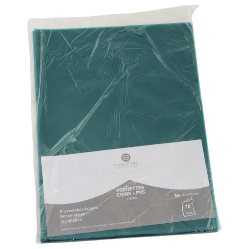 10  Hoekmappen FIDUCIAL in PVC 14/100 