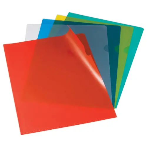 50 Hoekmappen FIDUCIAL in 14/100 pvc assorti
