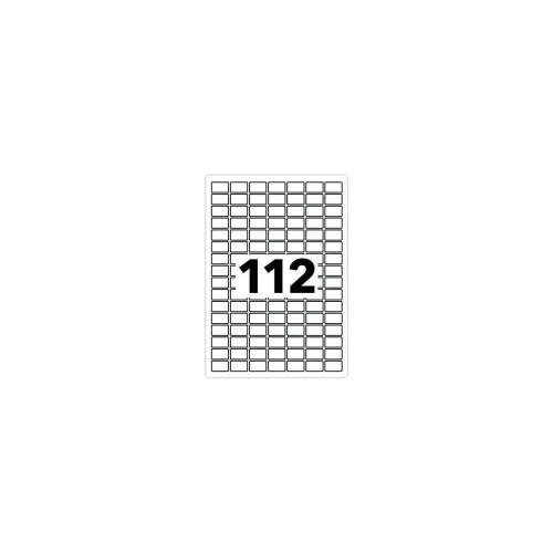 Multifunctionele etiketten - 12x18,3 mm - wit - AVERY