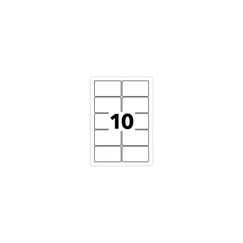 160 multifunctionele etiketten AVERY 38,5x65 mm, wit