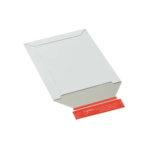 20 Verzendhoezen van wit, stevig karton 21x26,5 cm