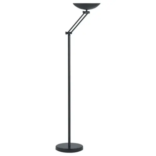 DELY LED staanlamp - scharnierarm- zwart 