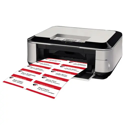 160  Labels voor badges 6 x 9 cm 190 gr 