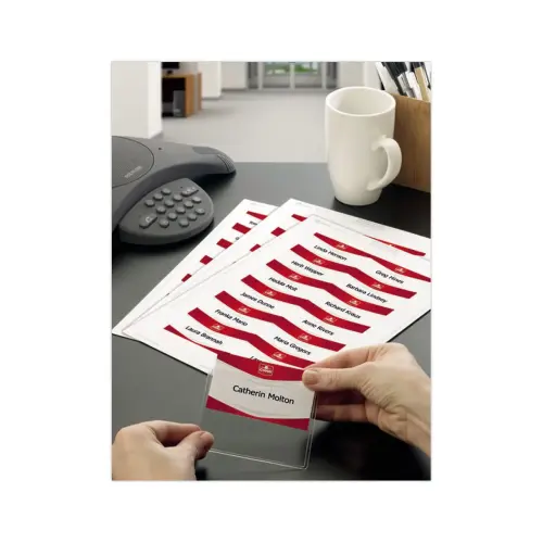 160  Labels voor badges 6 x 9 cm 190 gr 