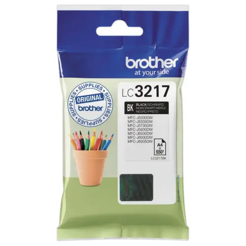 Inktcartridge LC3217Y - Zwart - BROTHER 
