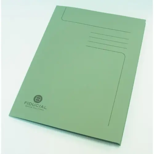 50 Dossiermappen van karton 2 kleppen - Groen - FIDUCIAL