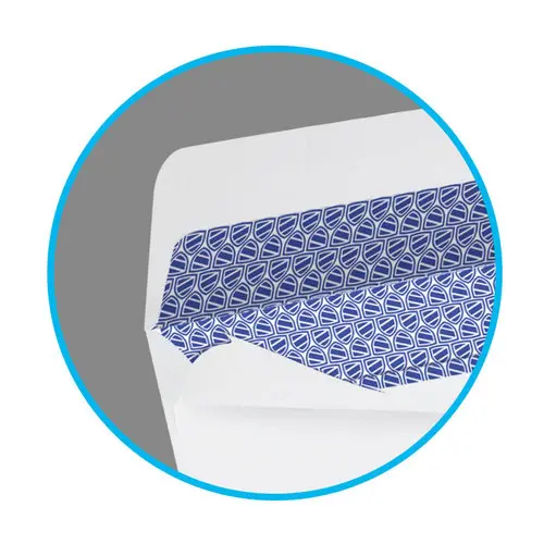 100 Witte Secure enveloppen - 112x225 mm - 90g - GPV