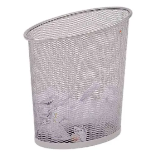 Papiermand metaalgaas 18L - grijs - ALBA 
