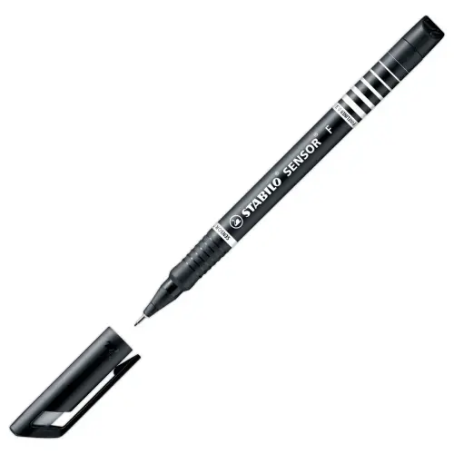 Viltstift SENSOR F - zwart - STABILO