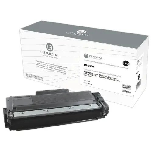 Lasercartridge FIDUCIAL equiv BROTHER TN2320 Zwart
