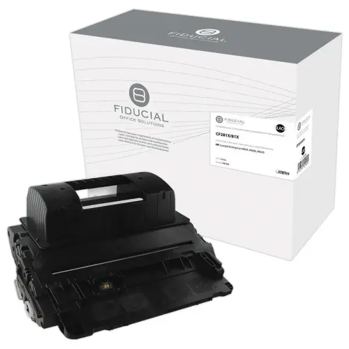 Lasercartridge FIDUCIAL equiv. HP 81X Zwart CF281X 