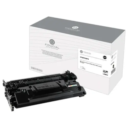 Lasercartridge FIDUCIAL equiv. HP 87X Zwart CF287X