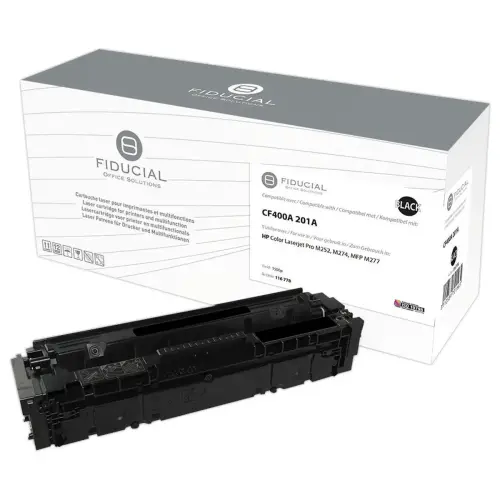 Lasercartridge FIDUCIAL equiv. HP 201AZwart CF400A