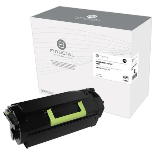 Toner FIDUCIAL equival. LEXMARK 522H Zwart HC 52D2H00